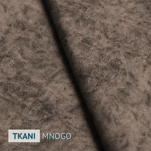 Фото внешнего вида велюра “D-04” (однотонный серый)