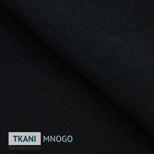 Фото обивки велюра “99” (однотонный черный)