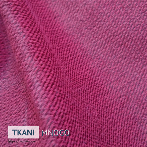 Фото фактуры велюра “EL-17” (однотонный бордовый)