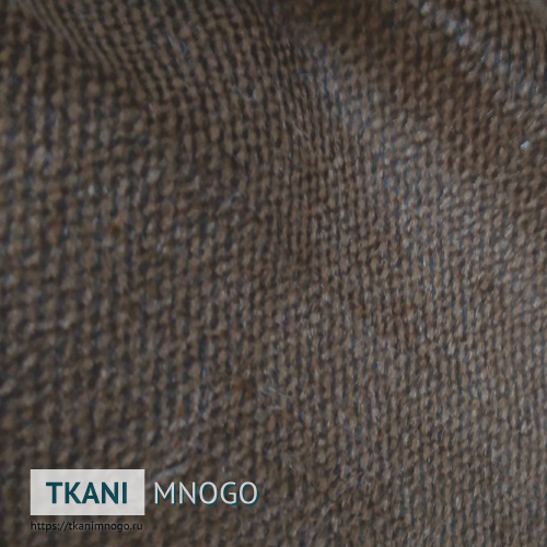 Фото фактуры велюра “EL-22” (однотонный коричневый)