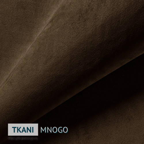 Фото материала велюра “24” (однотонный коричневый)