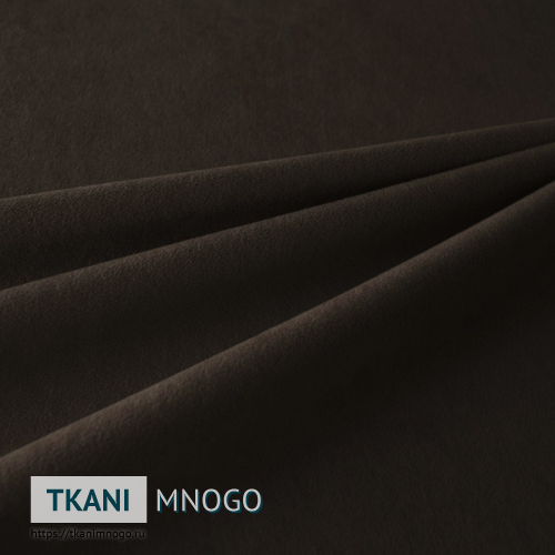Фото обивки велюра “Milan 7” (однотонный коричневый)