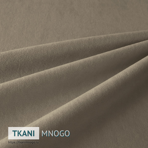 Фото ткани велюра “Milan 24” (однотонный бежевый)