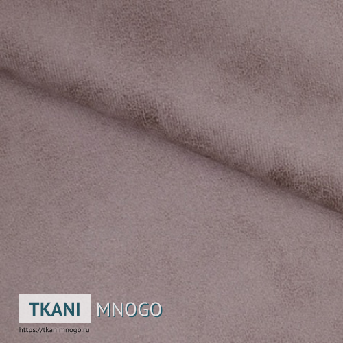 Фото ткани 2 - розовый узор. Производитель Китай. Замша крупным планом.